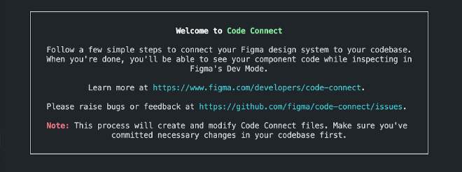 Figma code connect CLI
