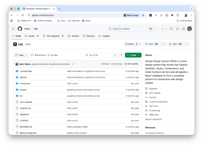 Simple design system component library